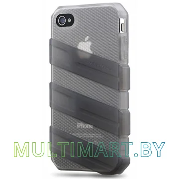 Чехол для телефона Cooler Master Claw Translucent Gray для iPhone 4/4S (серый)